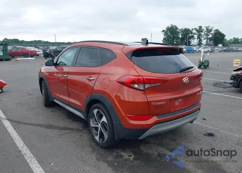 2017 Hyundai Tucson Limited z USA, uszkodzony, nr VIN KM8J3CA2XHU372278